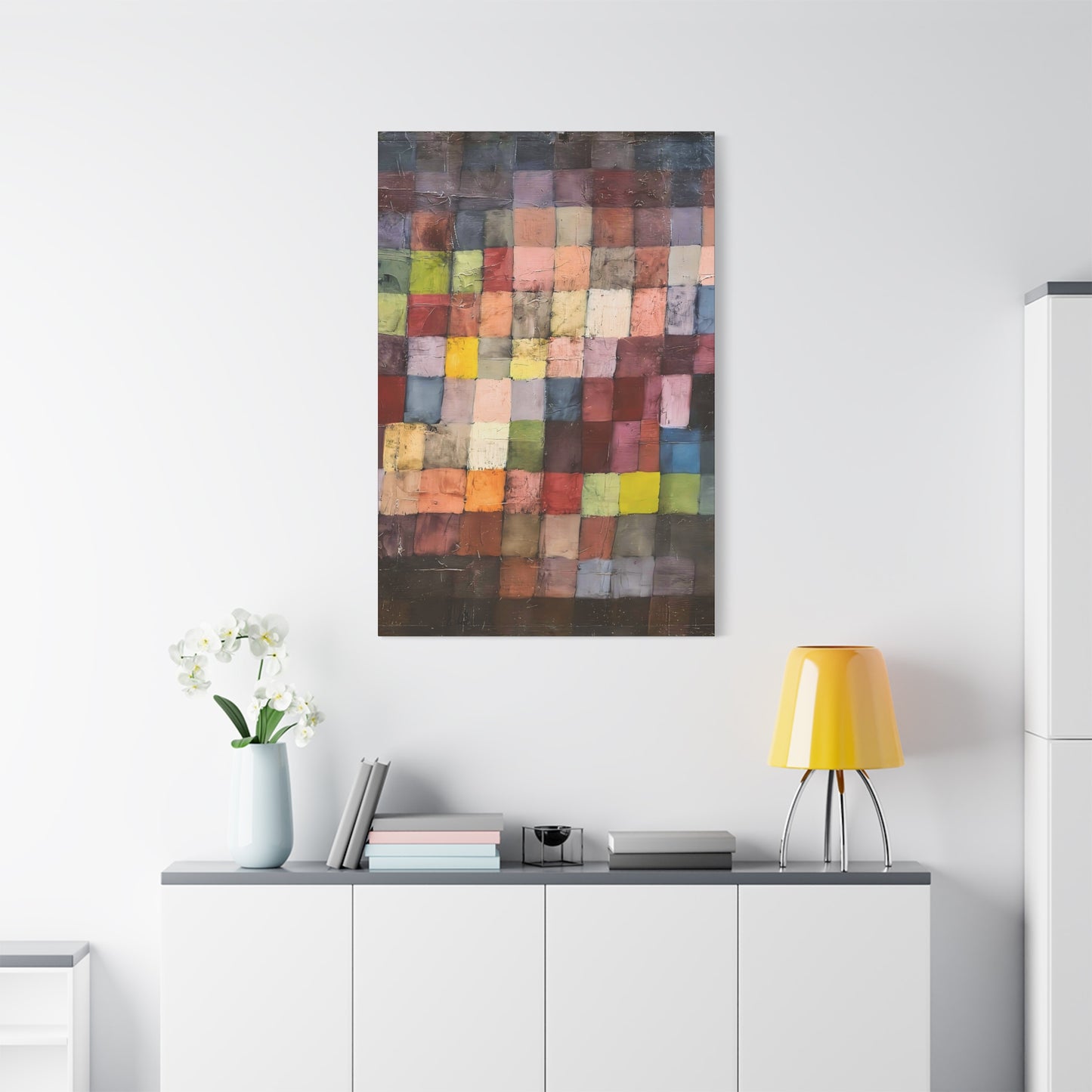 Ancient Sound (1925) by Paul Klee / Reproduction Fine Art sur Toile / Large Epaisseur 3.2 cm - 1.25 inch