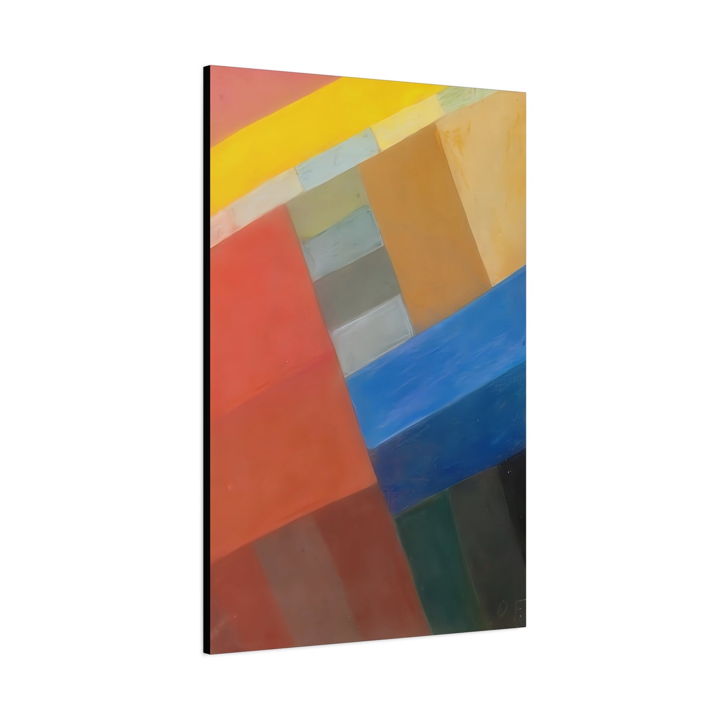 Komposition (Circa 1931) by Otto Freundlich / Reproduction Fine Art sur Toile / Epaisseur 3.2 cm - 1.25 inch