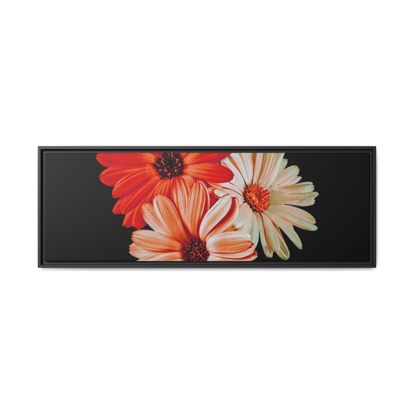 Collection Signature "FLORAL Numéro 7" sur Toile encadrée avec caisse américaine