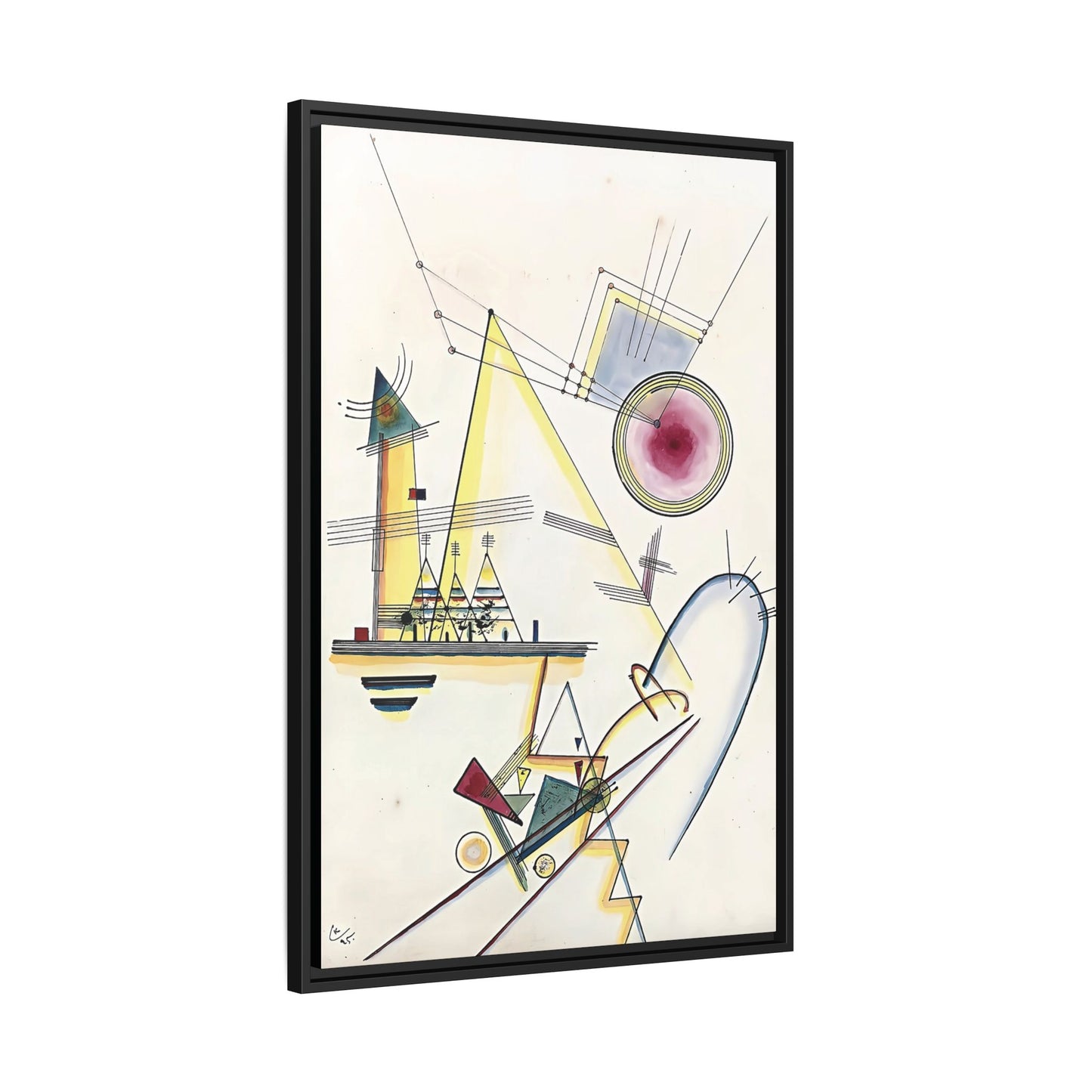 Wassily Kandinsky / Delicate Soul (1925) / Toile encadrée sur caisse américaine