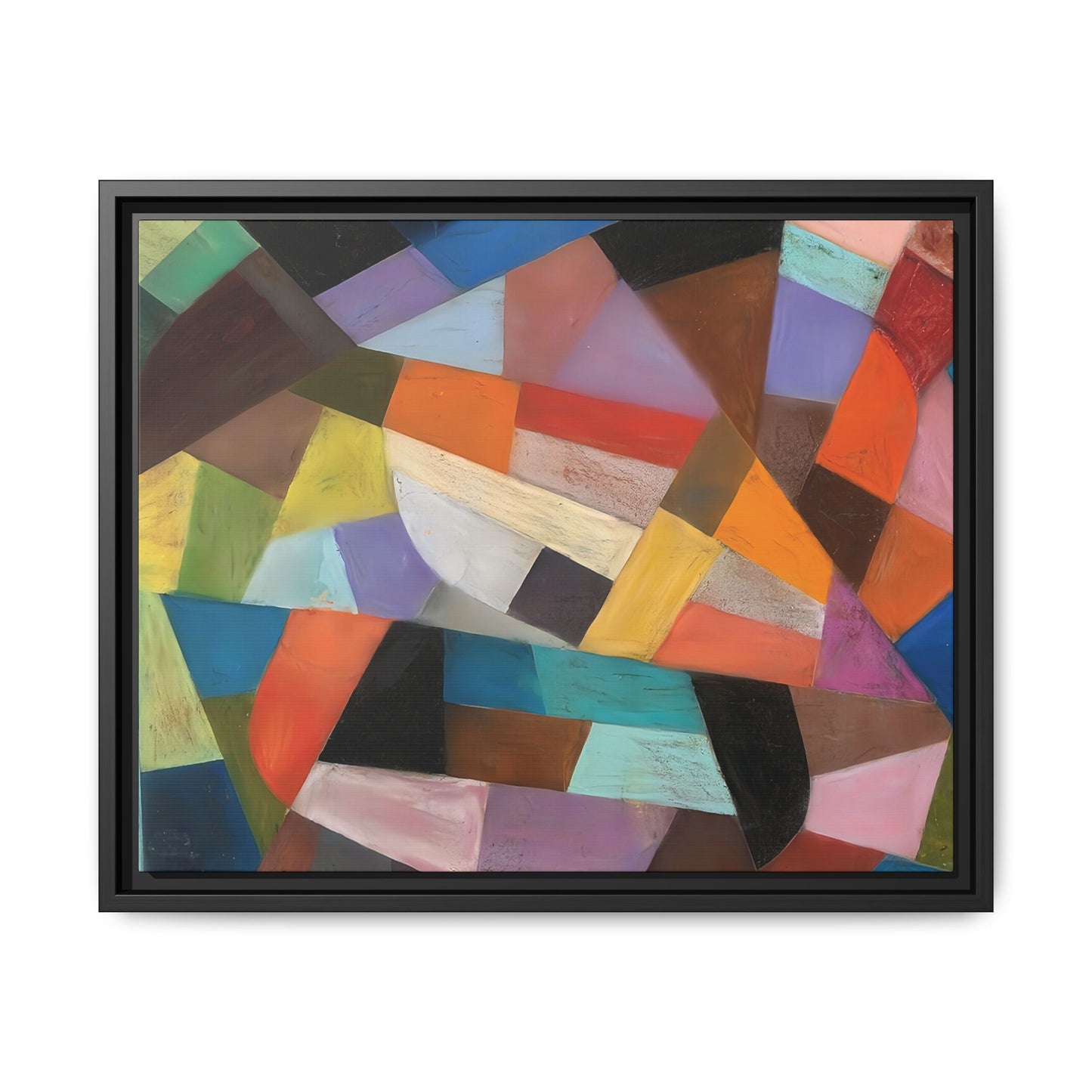 Untitled (1938) by Otto Freundlich / Toile encadrée sur caisse américaine