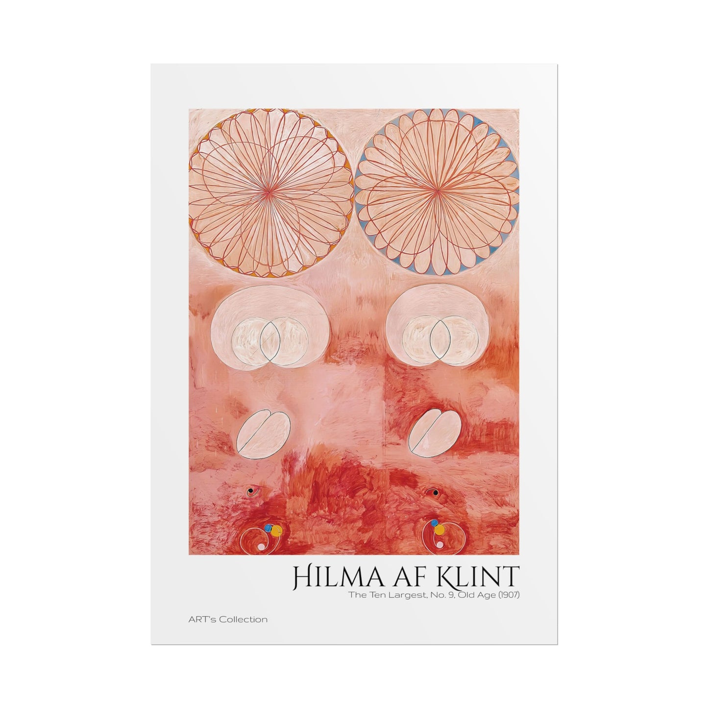 The Ten Largest, No. 9, Old Age (1907) by Hilma af Klint / Affiche imprimée - Série ART's Collection
