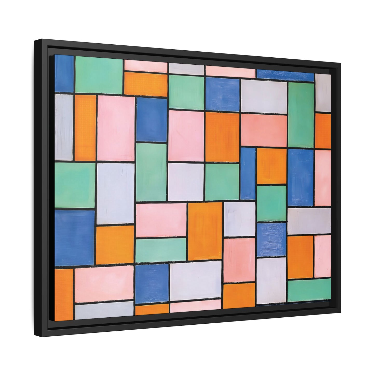 Composition in dissonances (1919) by Theo van Doesburg / Toile encadrée sur caisse américaine