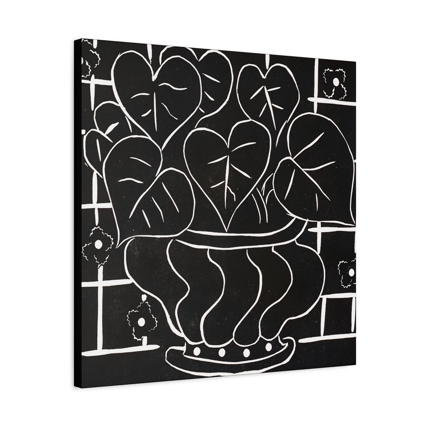 Corbeille de bégonias I (1938) by Henri Matisse / Reproduction Fine Art sur Toile / Large Epaisseur 3.2 cm - 1.25 inch