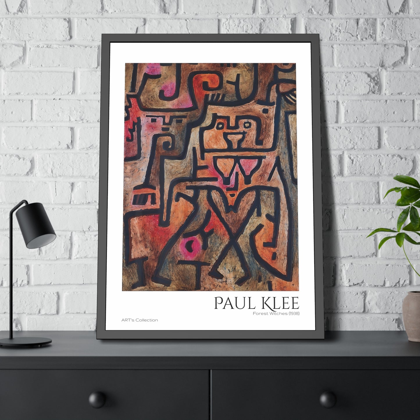 Forest Witches (1938) by Paul Klee / Affiche Encadrée série ART's Collection