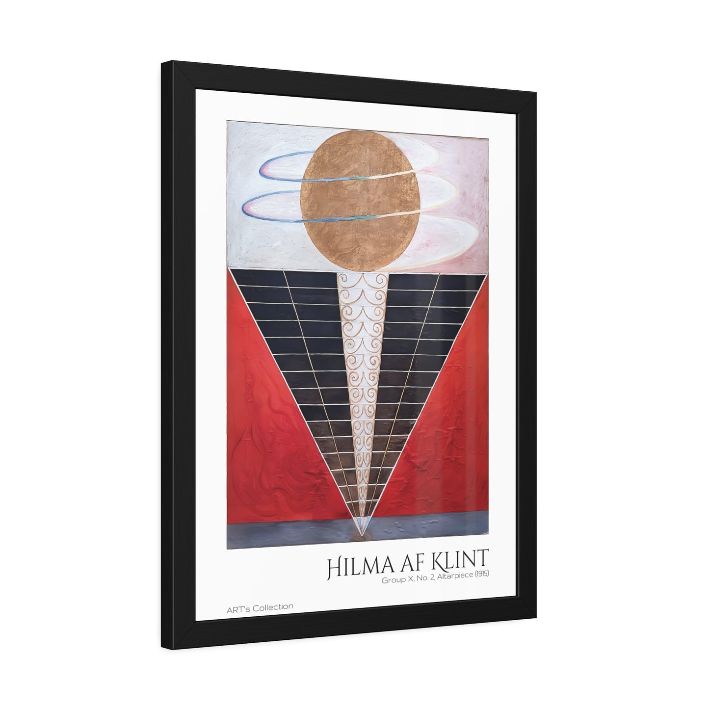 Group X No 2 Altarpiece (1915) by Hilma af Klint / Affiche Encadrée série ART's Collection