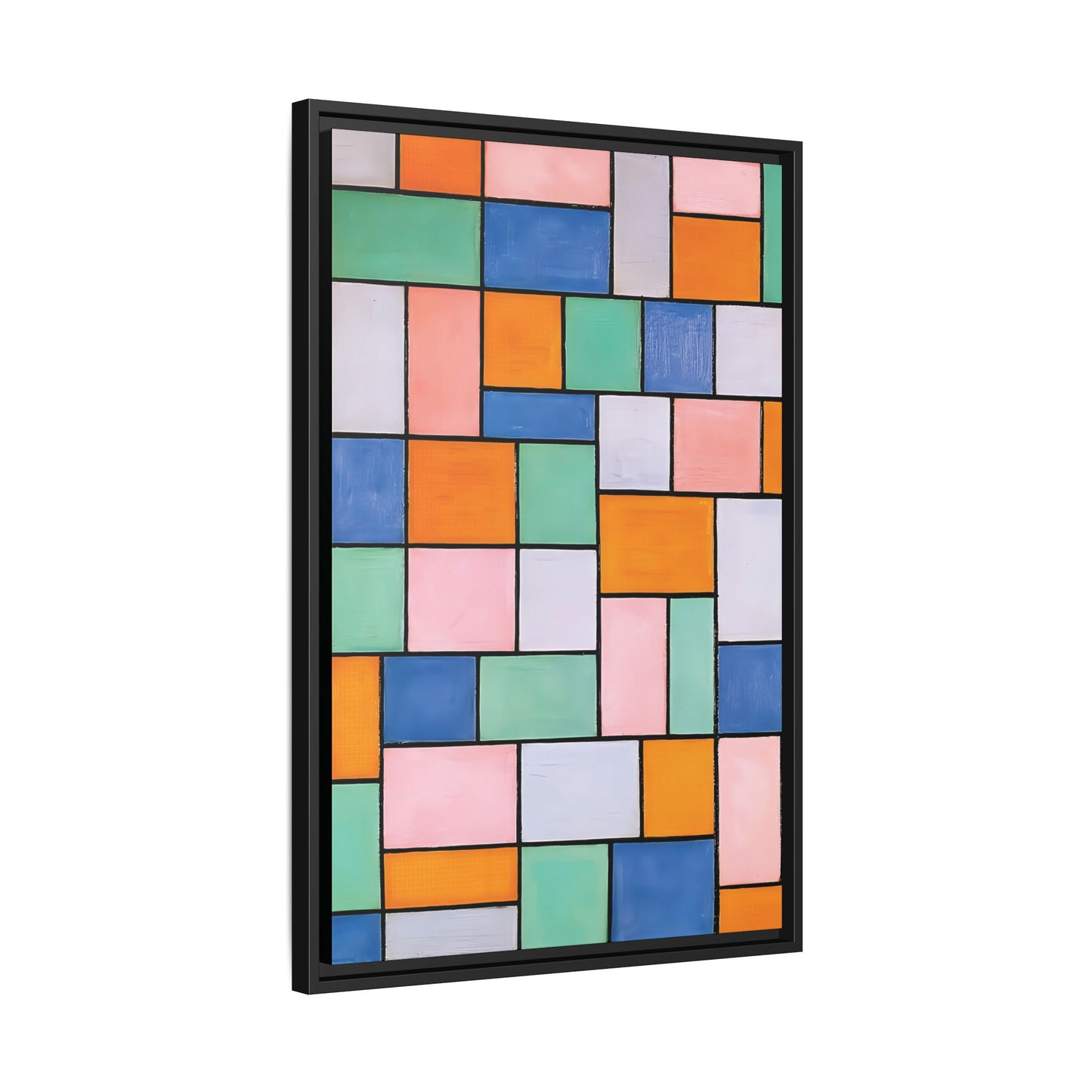 Composition in dissonances (1919) by Theo van Doesburg / Toile encadrée sur caisse américaine