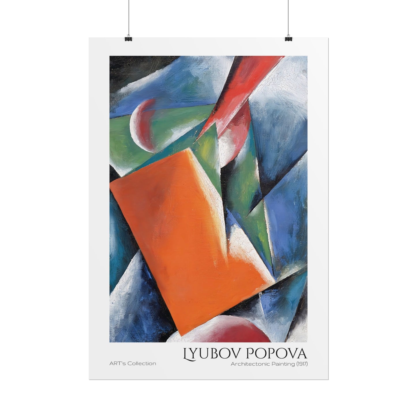 Architectonic Painting (1917) by Lyubov Popova / Affiche imprimée - Série ART's Collection