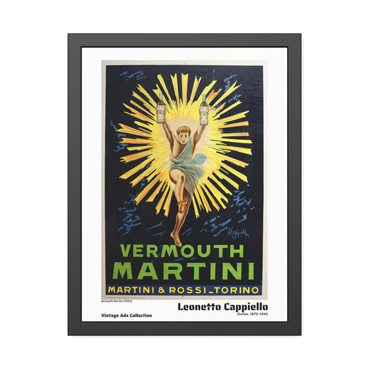 Vermouth Martini (1920) by Leonetto Cappiello / Affiche Encadrée Série Vintage Ads Collection