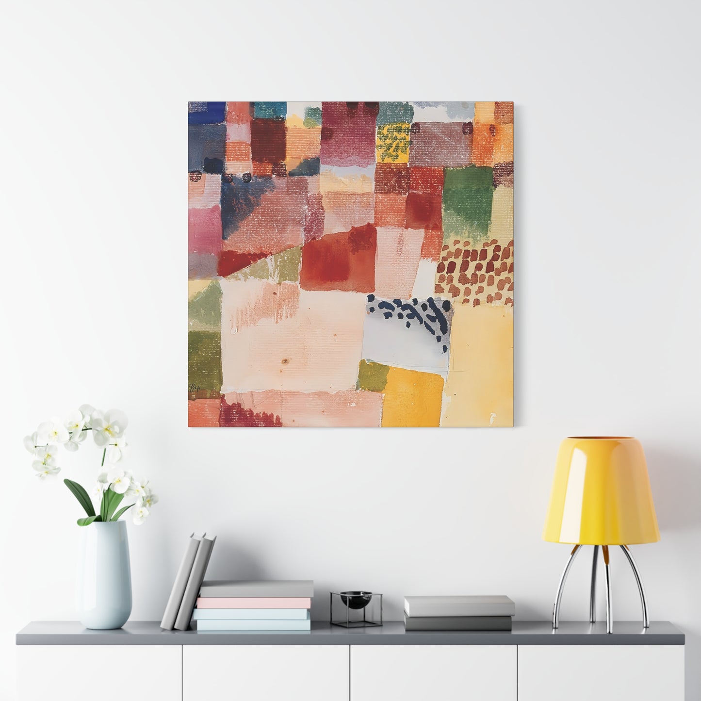 Motif from Hammamet (1914) by Paul Klee / Reproduction Fine Art sur Toile / Epaisseur 3,2cm - 1'25 po