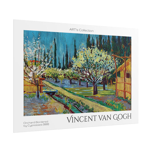 Orchard Bordered by Cypresses (1888) by Robert Delaunay / Affiche imprimée - Série ART's Collection