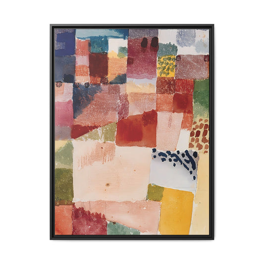 Motif from Hammamet (1914) by Paul Klee / Toile encadrée sur caisse américaine