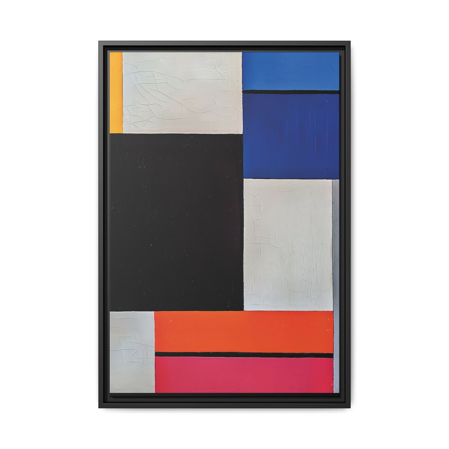 Composition XXI (1923) by Theo van Doesburg / Toile encadrée sur caisse américaine