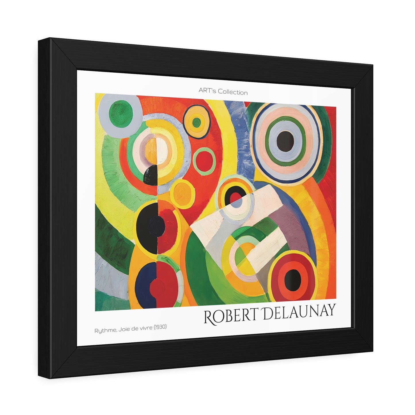 Rythme, Joie de vivre (1930) by Robert Delaunay / Affiche Encadrée série ART's Collection
