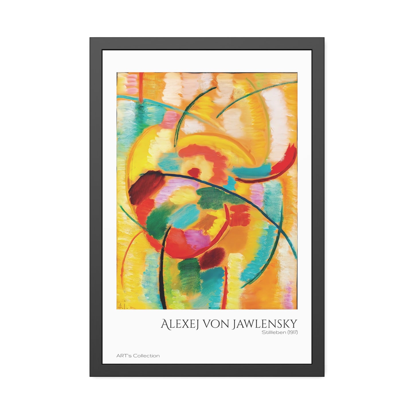 Stillleben (1917) by Alexej von Jawlensky / Affiche Encadrée série ART's Collection