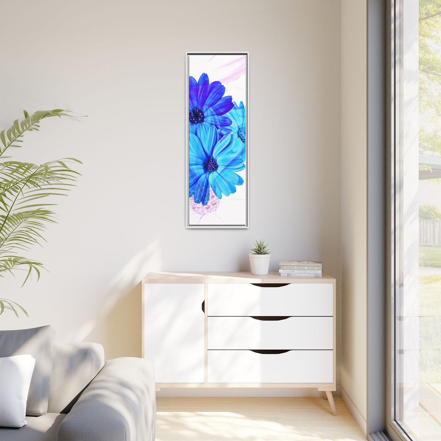 Collection Signature "FLORAL Numéro 11" sur Toile encadrée avec caisse américaine