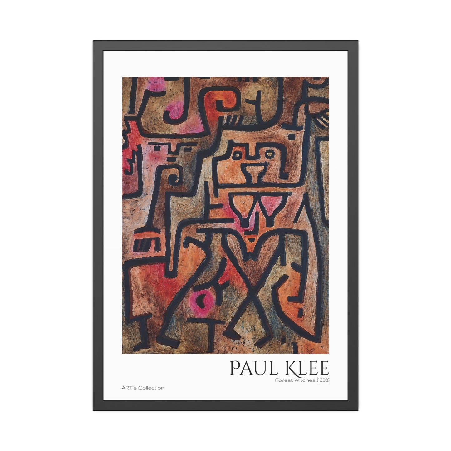 Forest Witches (1938) by Paul Klee / Affiche Encadrée série ART's Collection