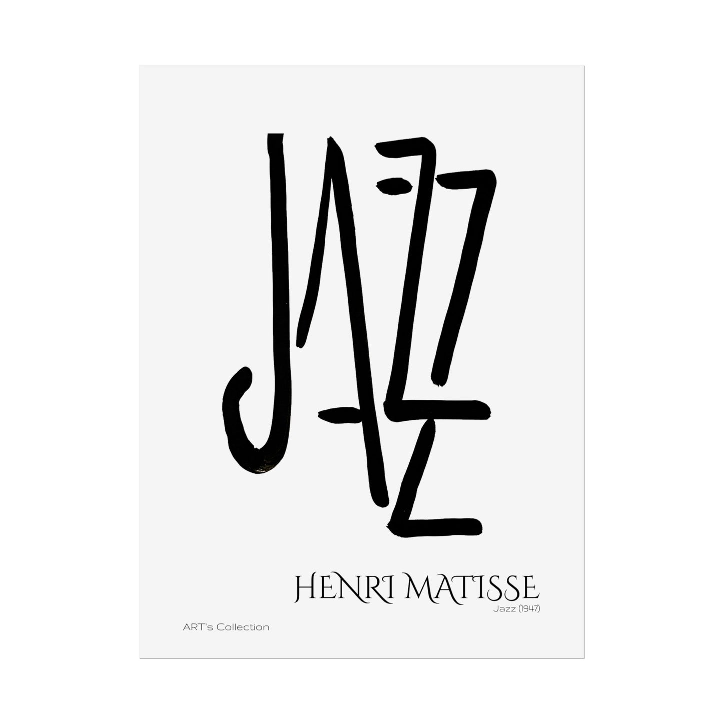 Jazz - Titre (1947) by Henri Matisse / Affiche imprimée - Série ART's Collection