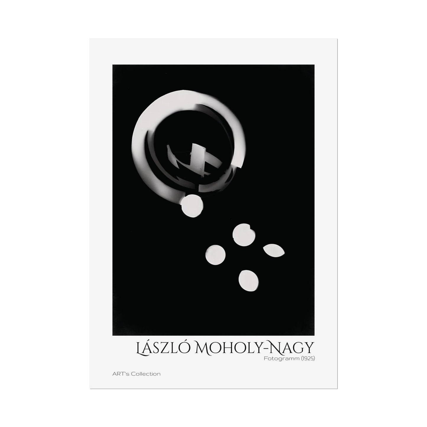 Fotogramm (1925) by László Moholy-Nagy / Affiche imprimée - Série ART's Collection