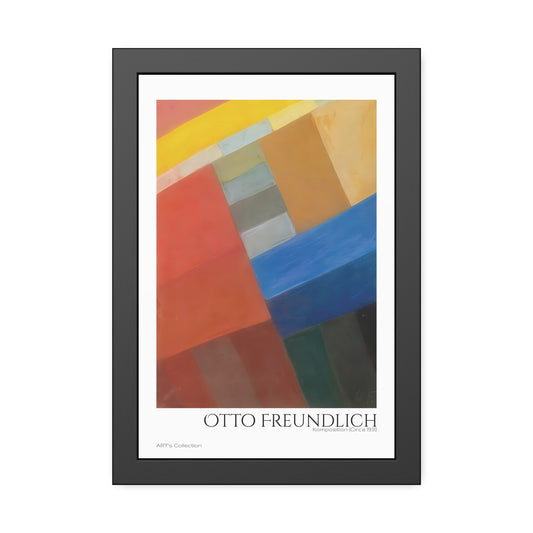 Komposition (Circa 1931) by Otto Freundlich / Affiche Encadrée série ART's Collection