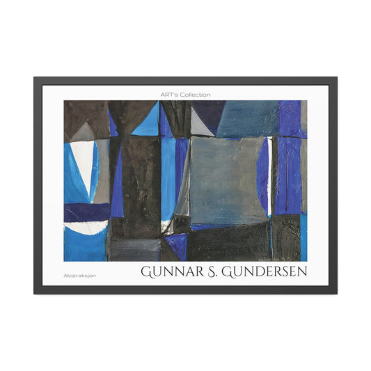 Abstraksjon by Gunnar S. Gundersen / Affiche Encadrée série ART's Collection
