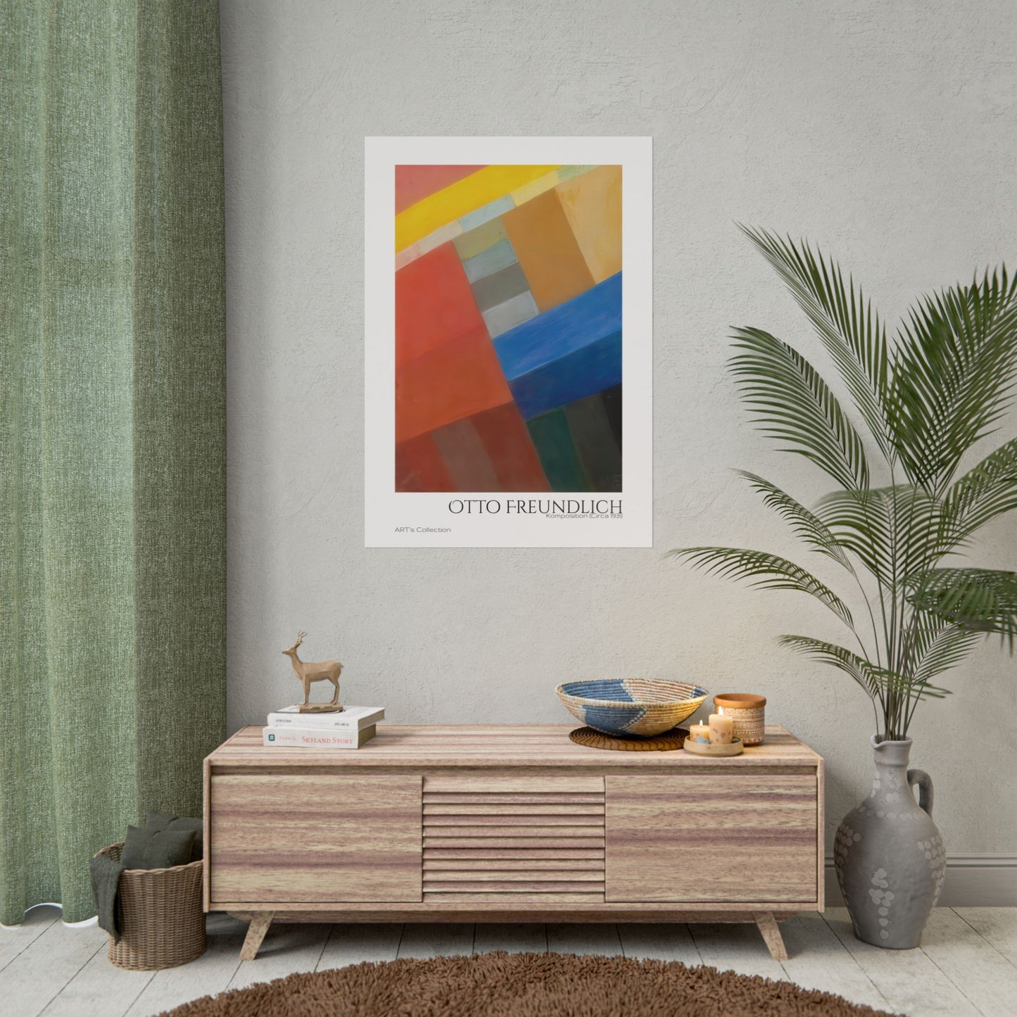 Komposition (Circa 1931) by Otto Freundlich / Affiche imprimée - Série ART's Collection