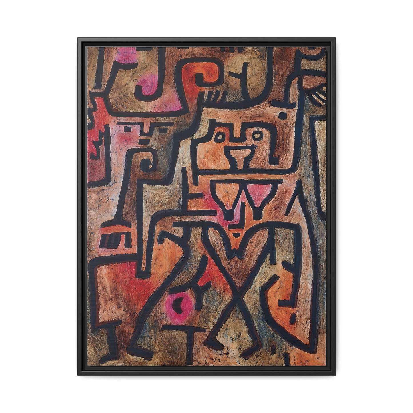Forest Witches (1938) by Paul Klee / Toile encadrée sur caisse américaine