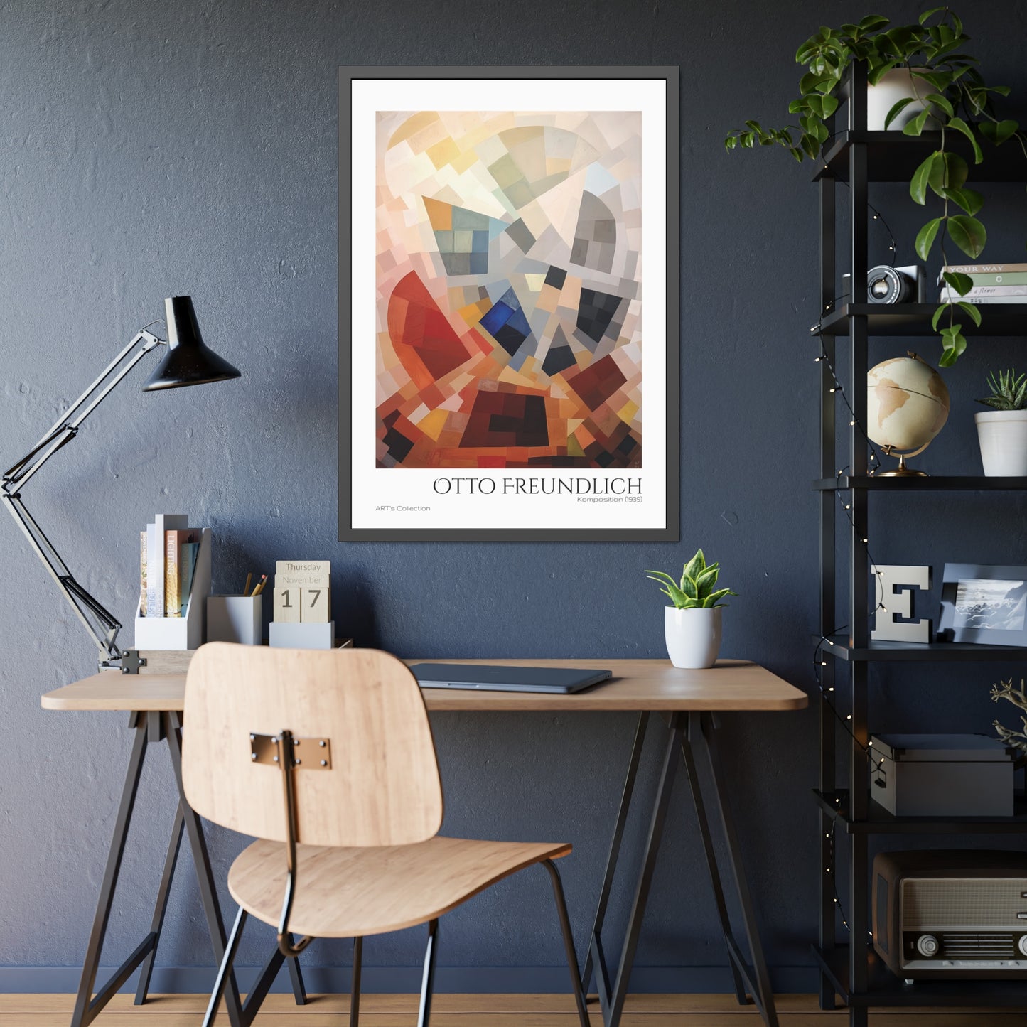 Komposition (1939) by Otto Freundlich / Affiche Encadrée série ART's Collection