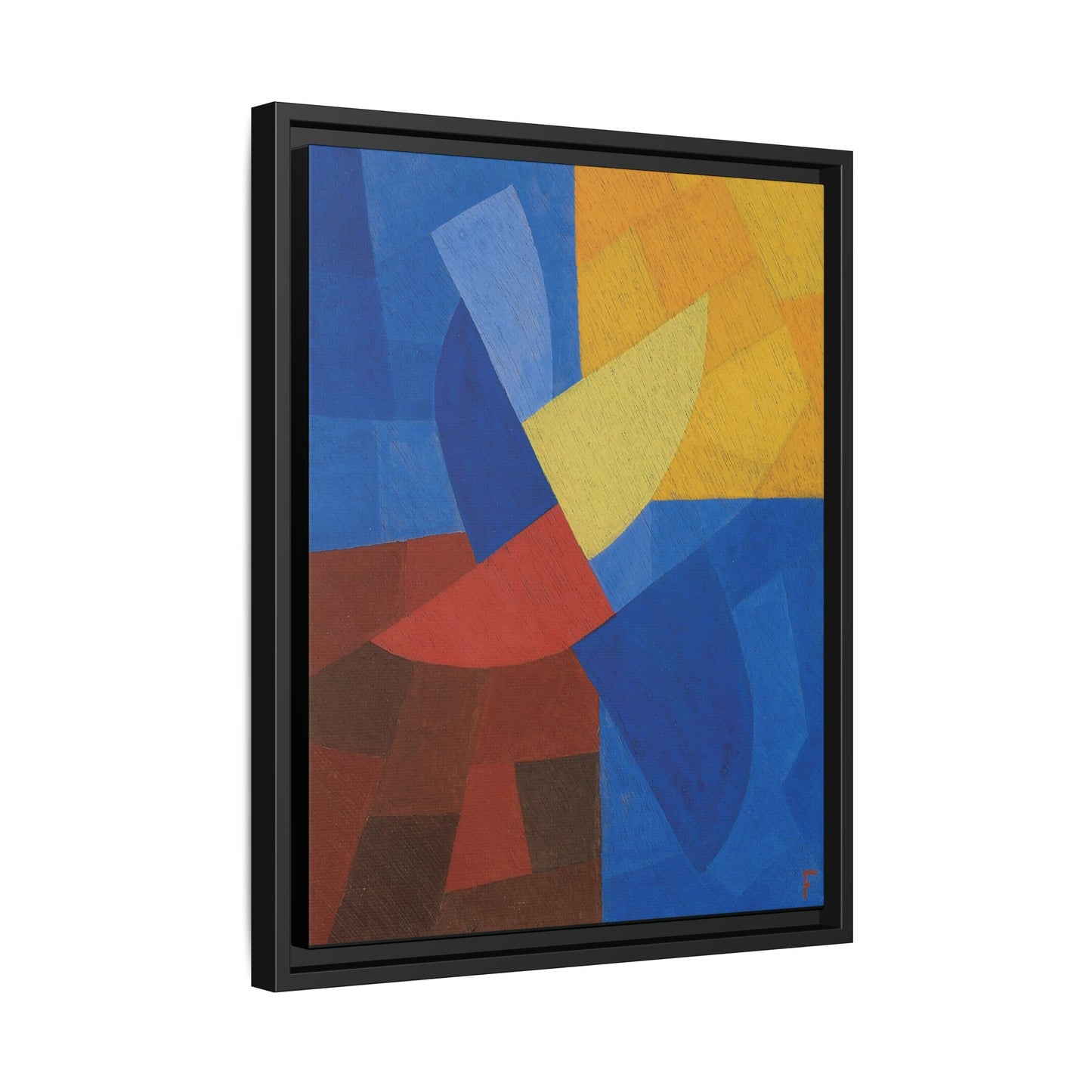 Composition (around 1932) by Otto Freundlich / Toile encadrée sur caisse américaine