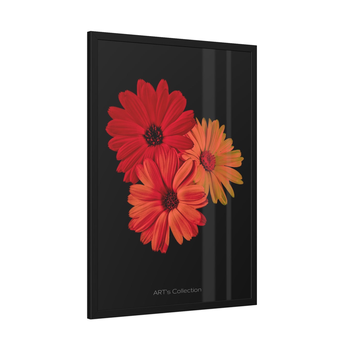 Collection Signature "FLORAL Numéro 1" sur Affiche Encadrée série ART's Collection