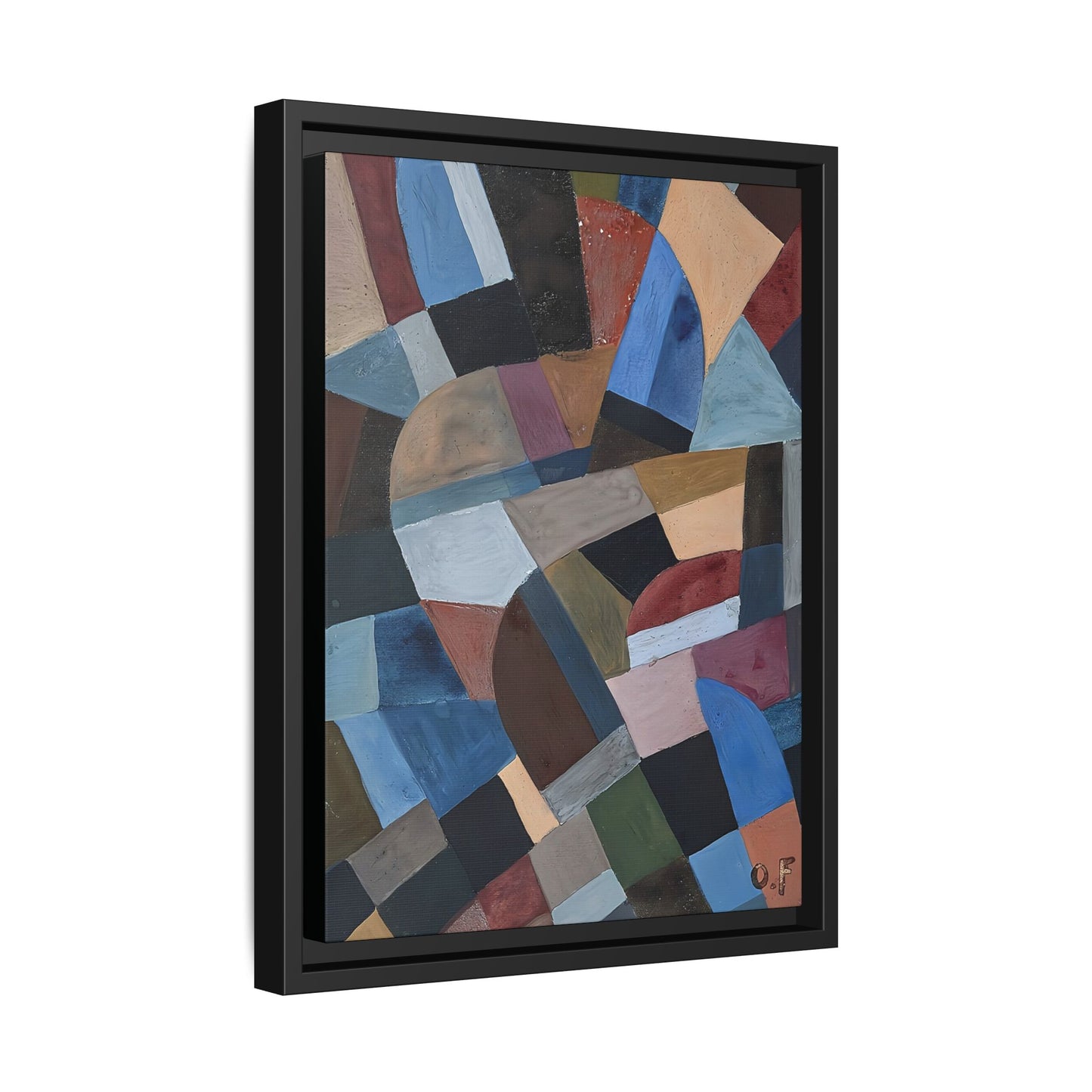 Composition by Otto Freundlich / Toile encadrée sur caisse américaine