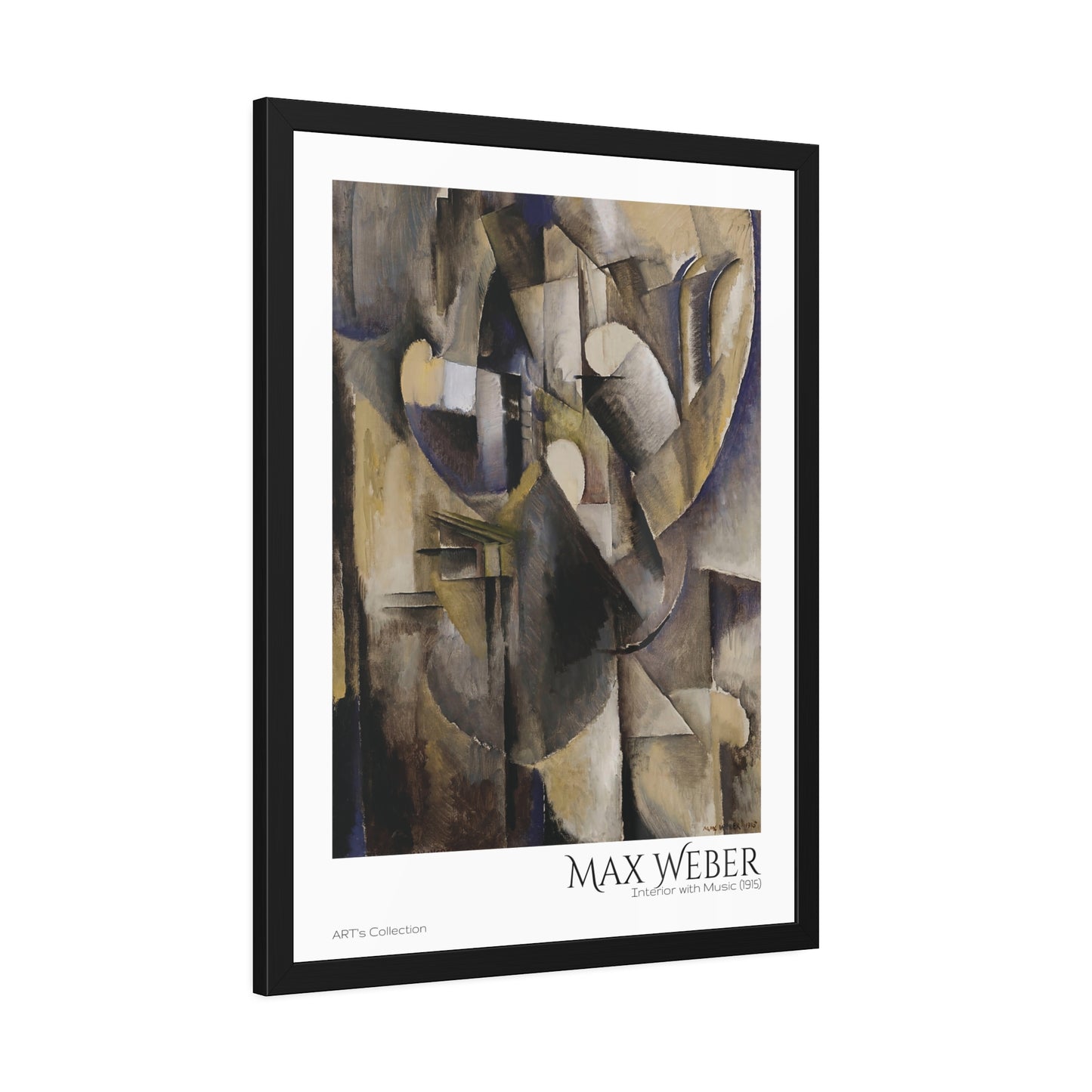 Interior with Music (1915) by Max Weber / Affiche Encadrée série ART's Collection
