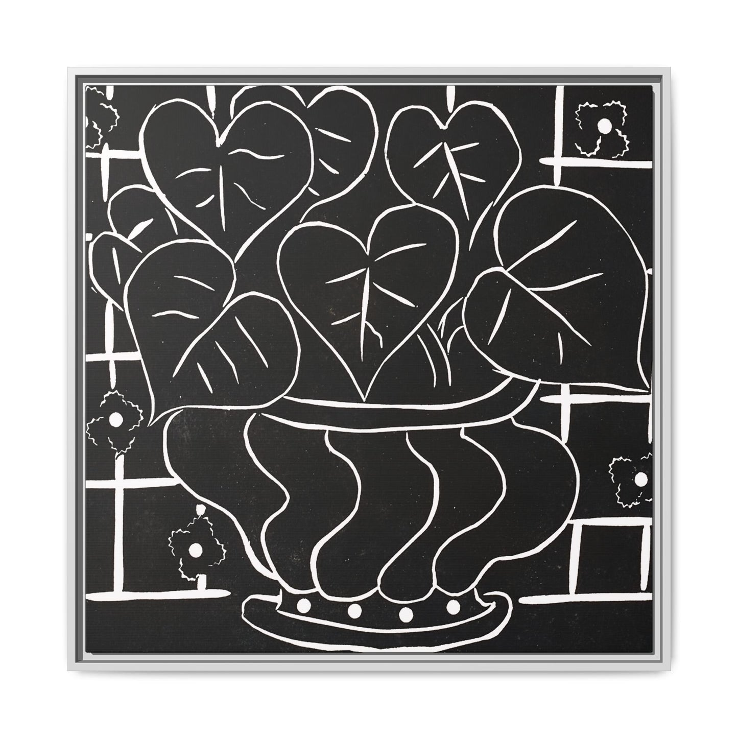 Corbeille de bégonias I (1938) by Henri Matisse / Toile encadrée sur caisse américaine