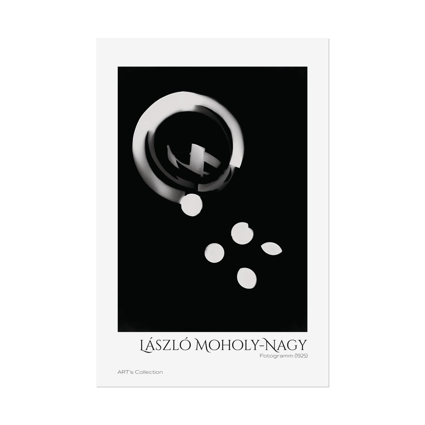 Fotogramm (1925) by László Moholy-Nagy / Affiche imprimée - Série ART's Collection