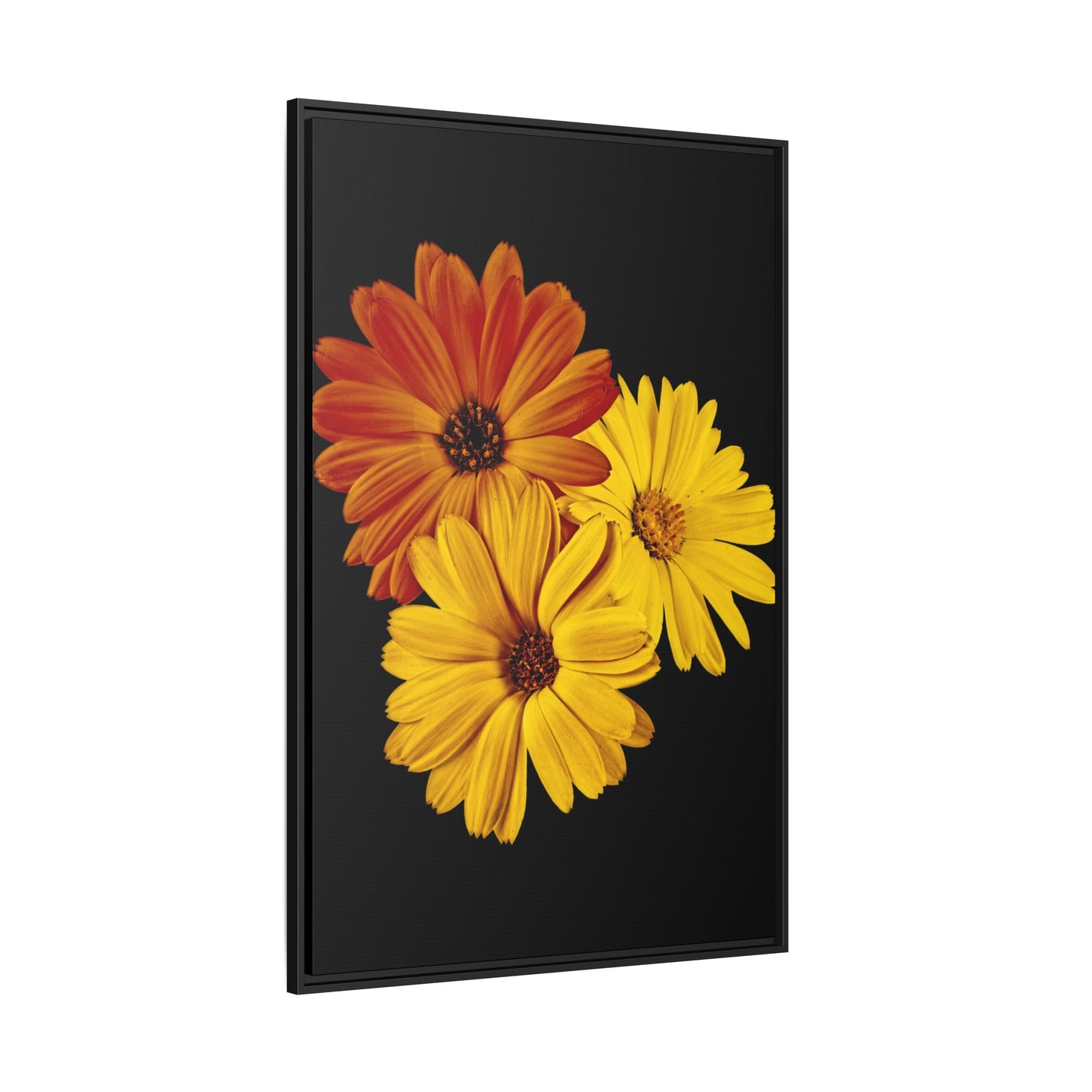 Collection Signature "FLORAL Numéro 4" sur Toile encadrée avec caisse américaine