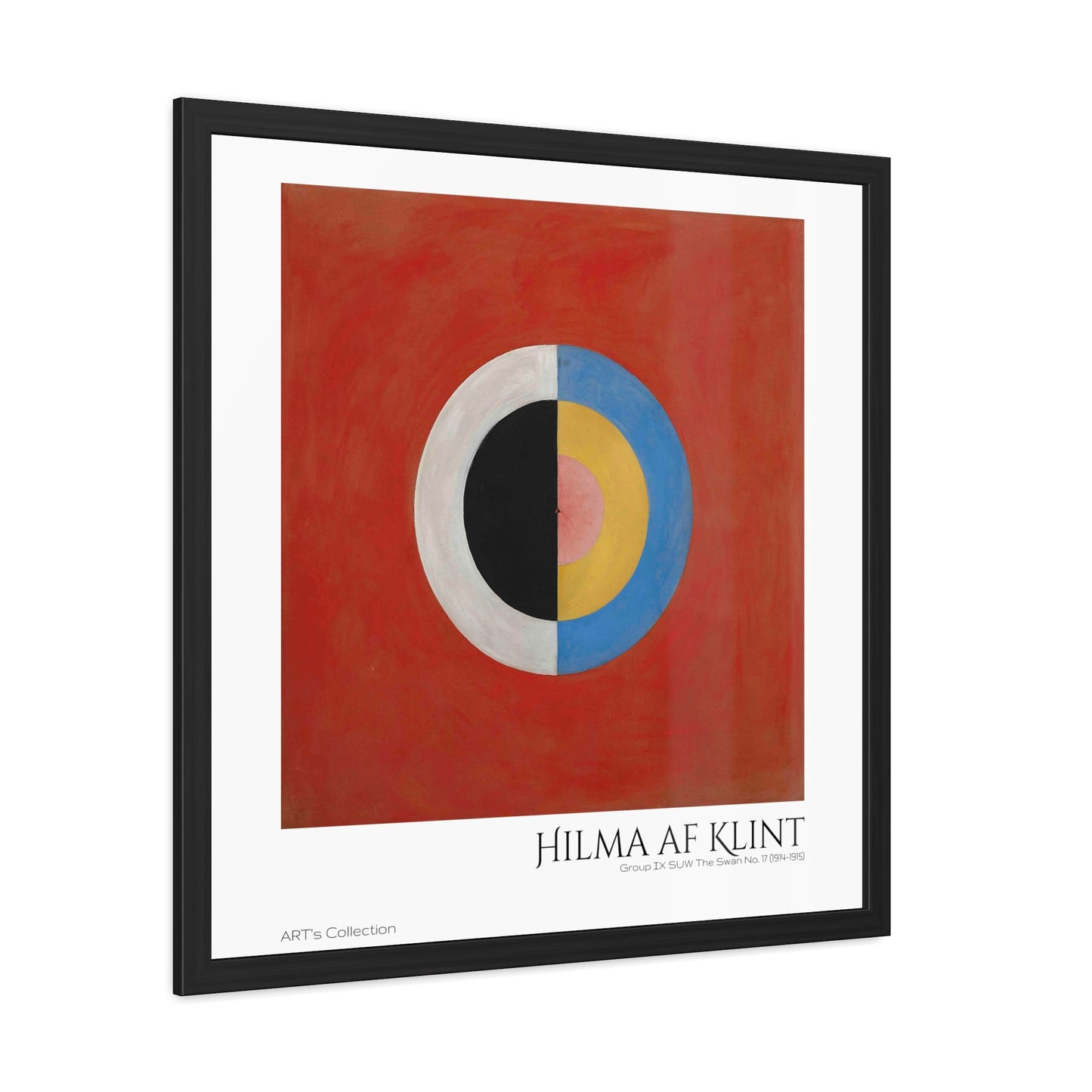 Group IX,SUW, No. 17. The Swan, No. 17 (1914-1915) by Hilma af Klint / Affiche Encadrée série ART's Collection