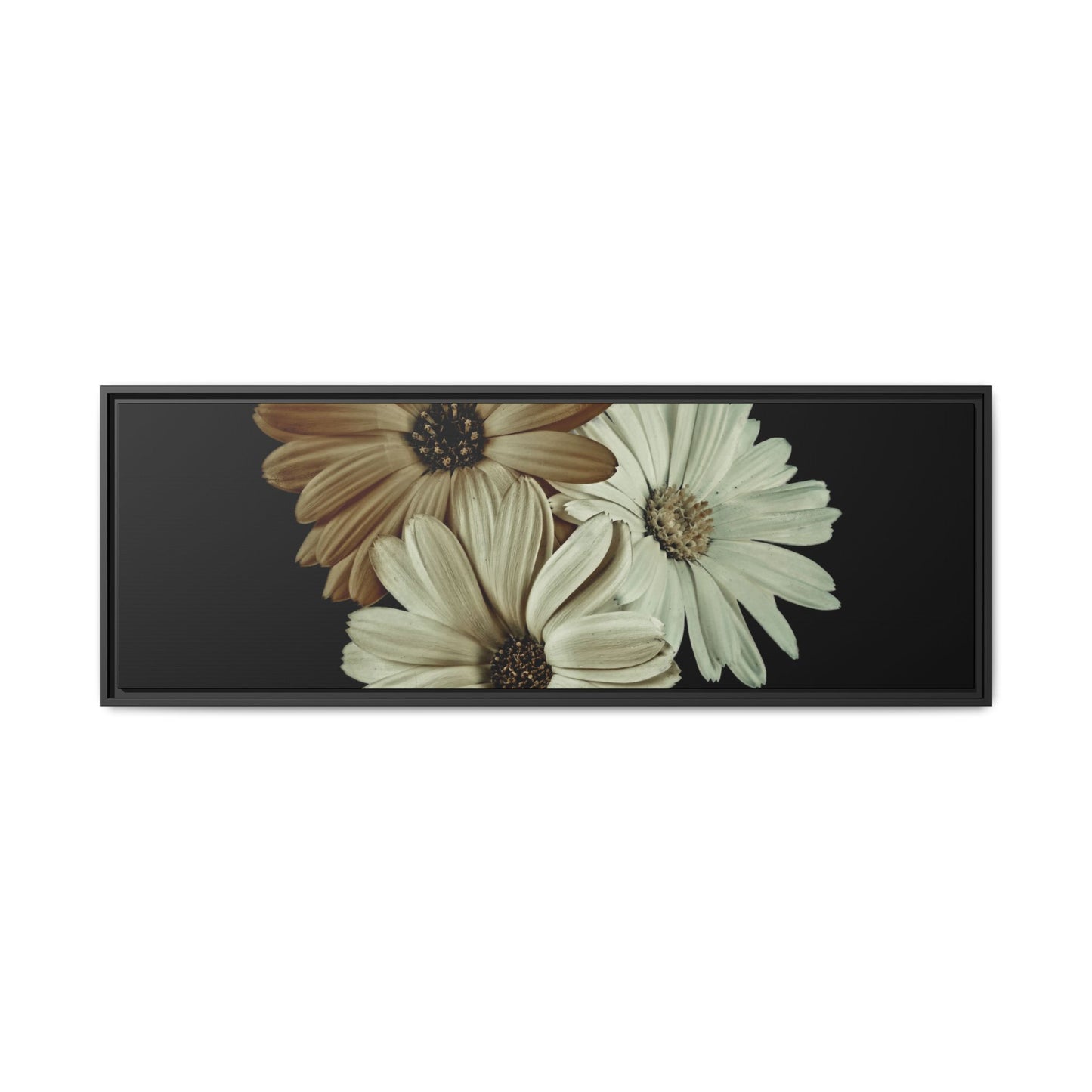 Collection Signature "FLORAL Numéro 3" sur Toile encadrée avec caisse américaine
