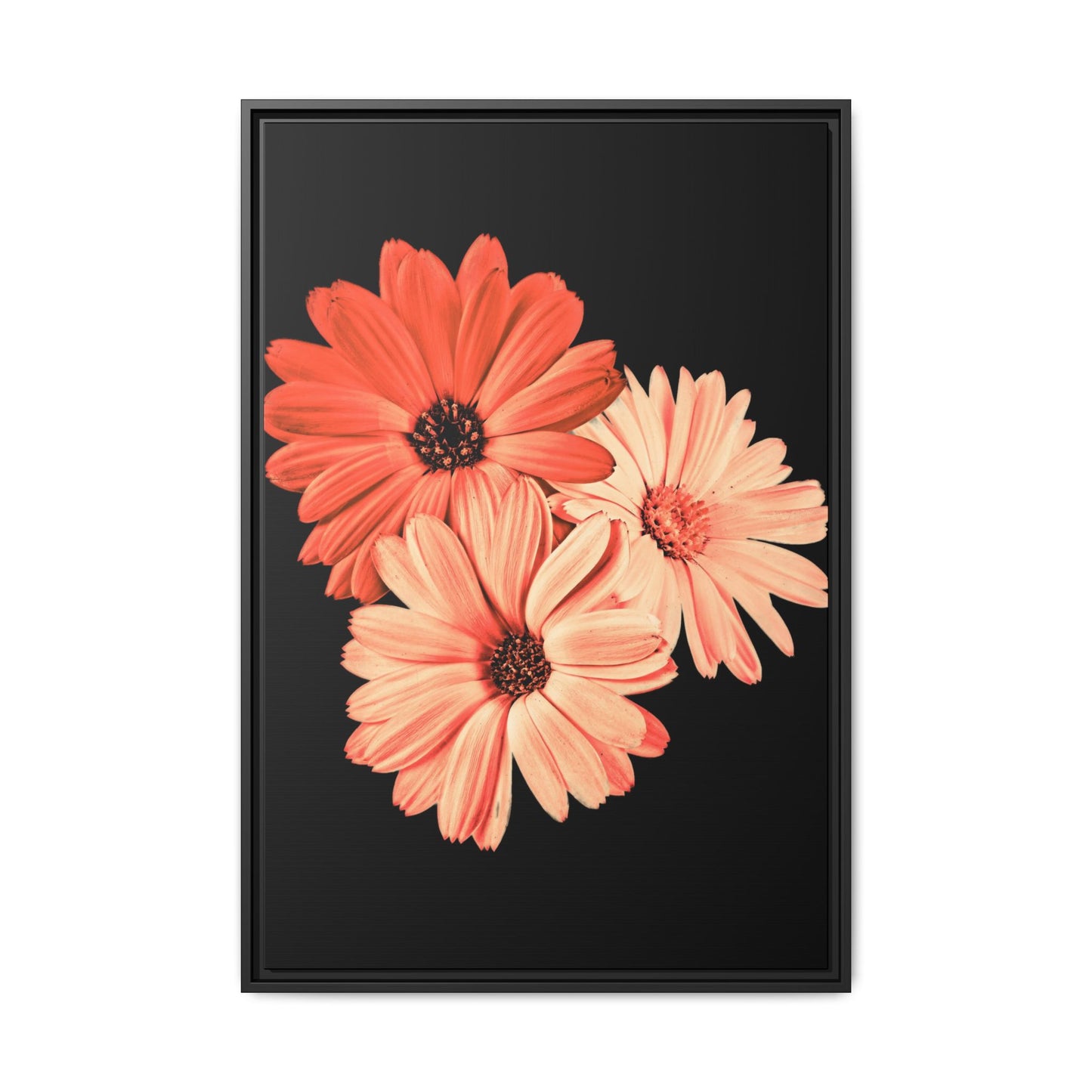 Collection Signature "FLORAL Numéro 6" sur Toile encadrée avec caisse américaine