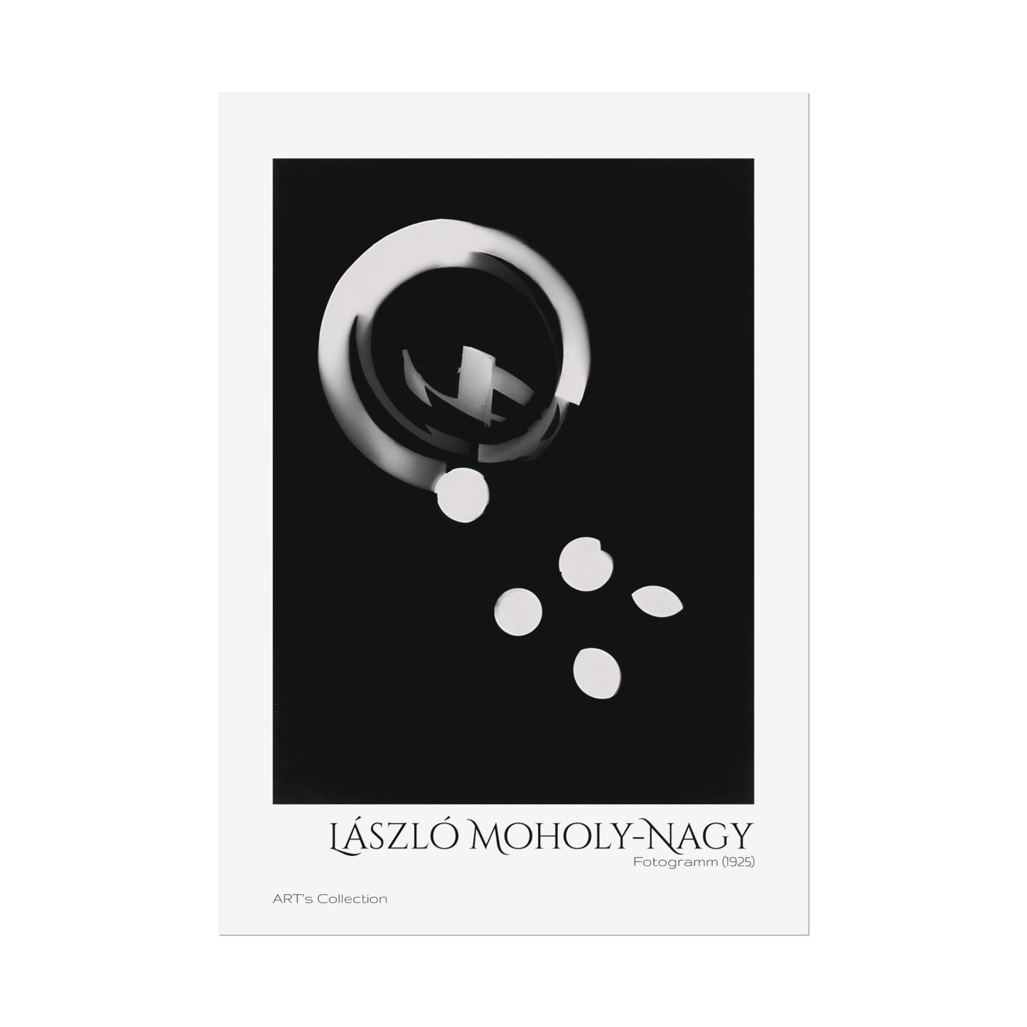 Fotogramm (1925) by László Moholy-Nagy / Affiche imprimée - Série ART's Collection