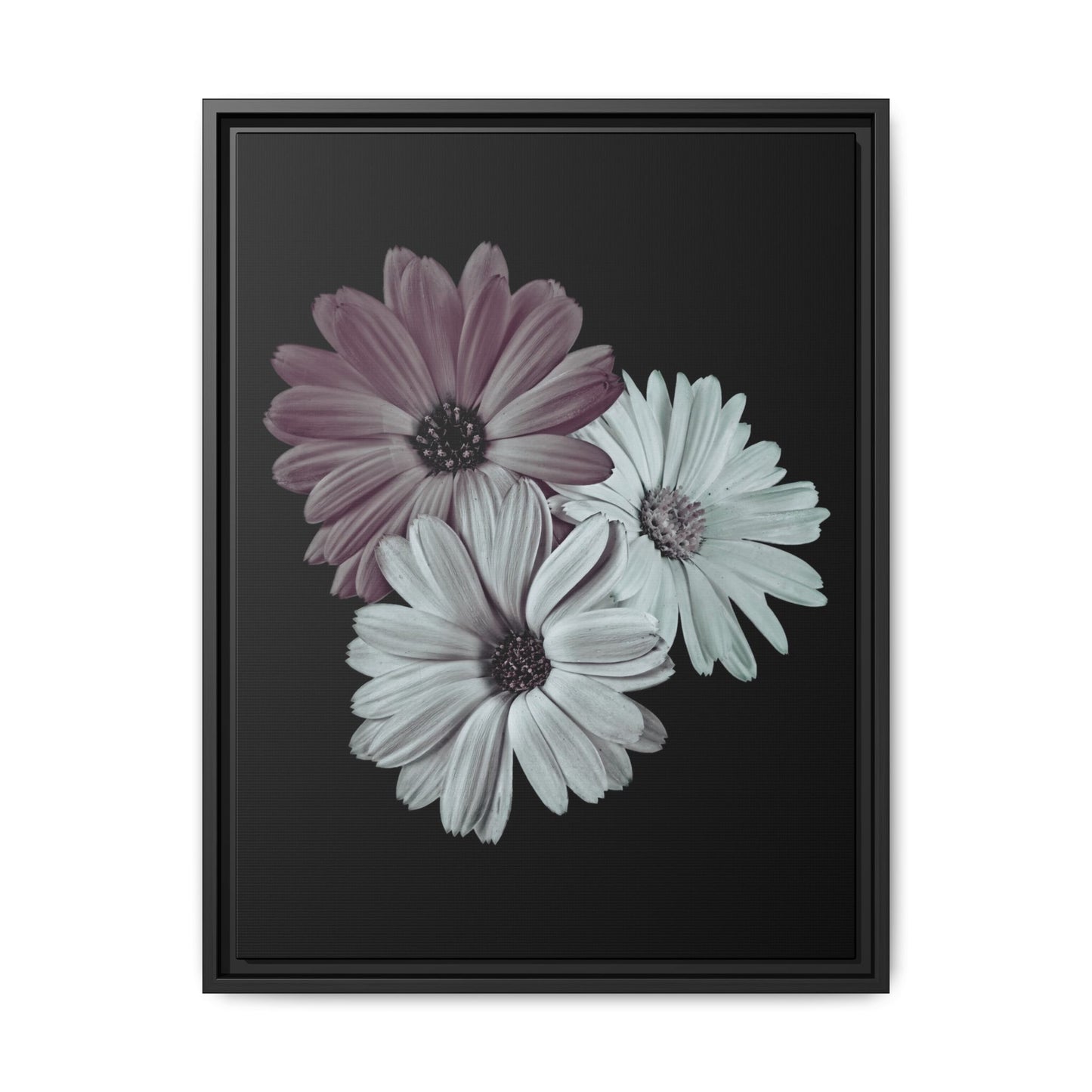 Collection Signature "FLORAL Numéro 5" sur Toile encadrée avec caisse américaine
