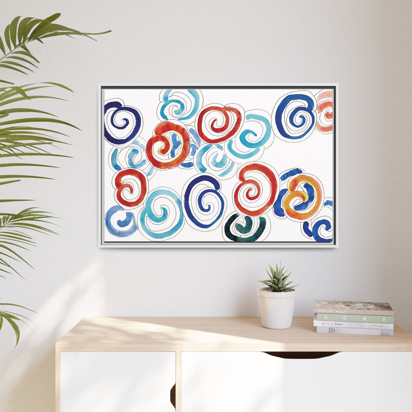 Escargots (1953) by Henri Matisse / Toile encadrée sur caisse américaine