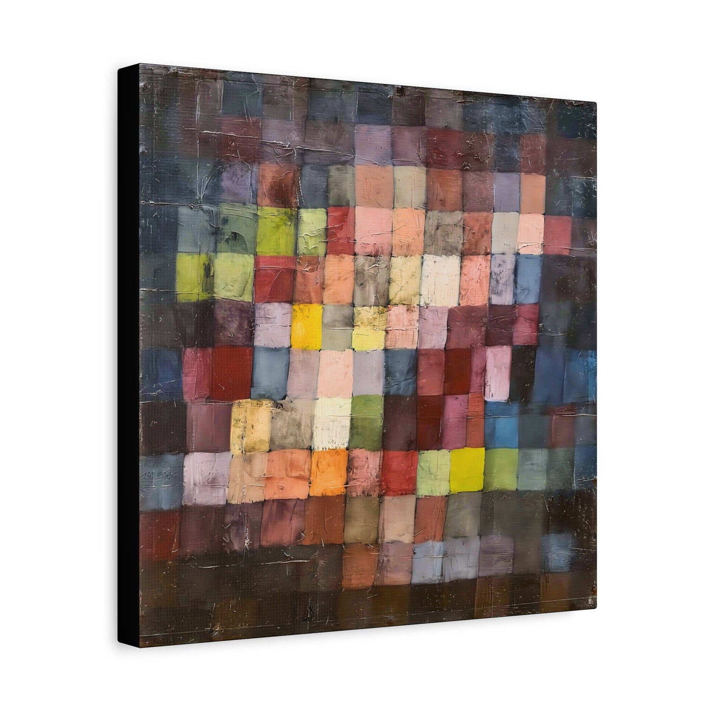 Ancient Sound (1925) by Paul Klee / Reproduction Fine Art sur Toile / Large Epaisseur 3.2 cm - 1.25 inch