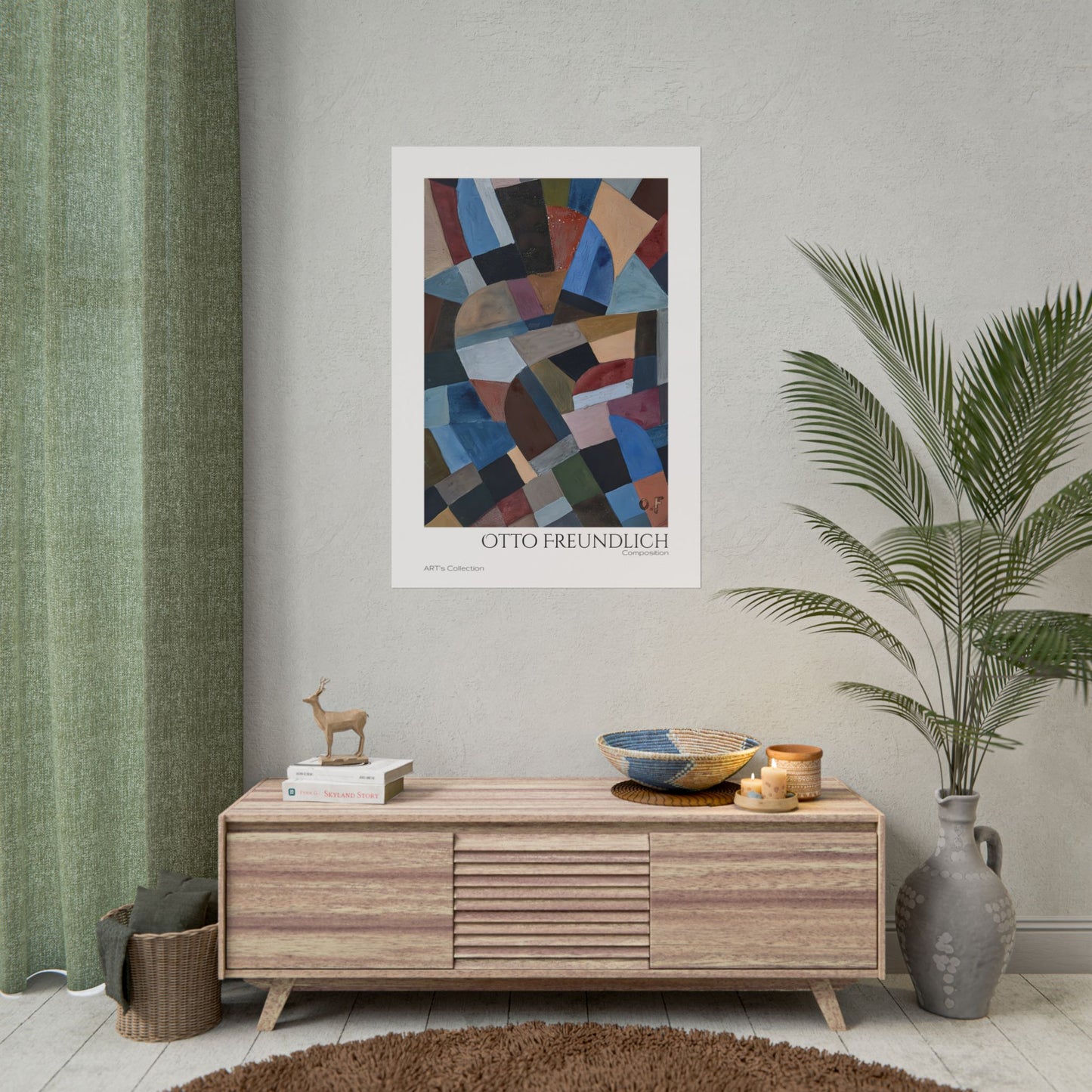 Composition by Otto Freundlich / Affiche imprimée - Série ART's Collection