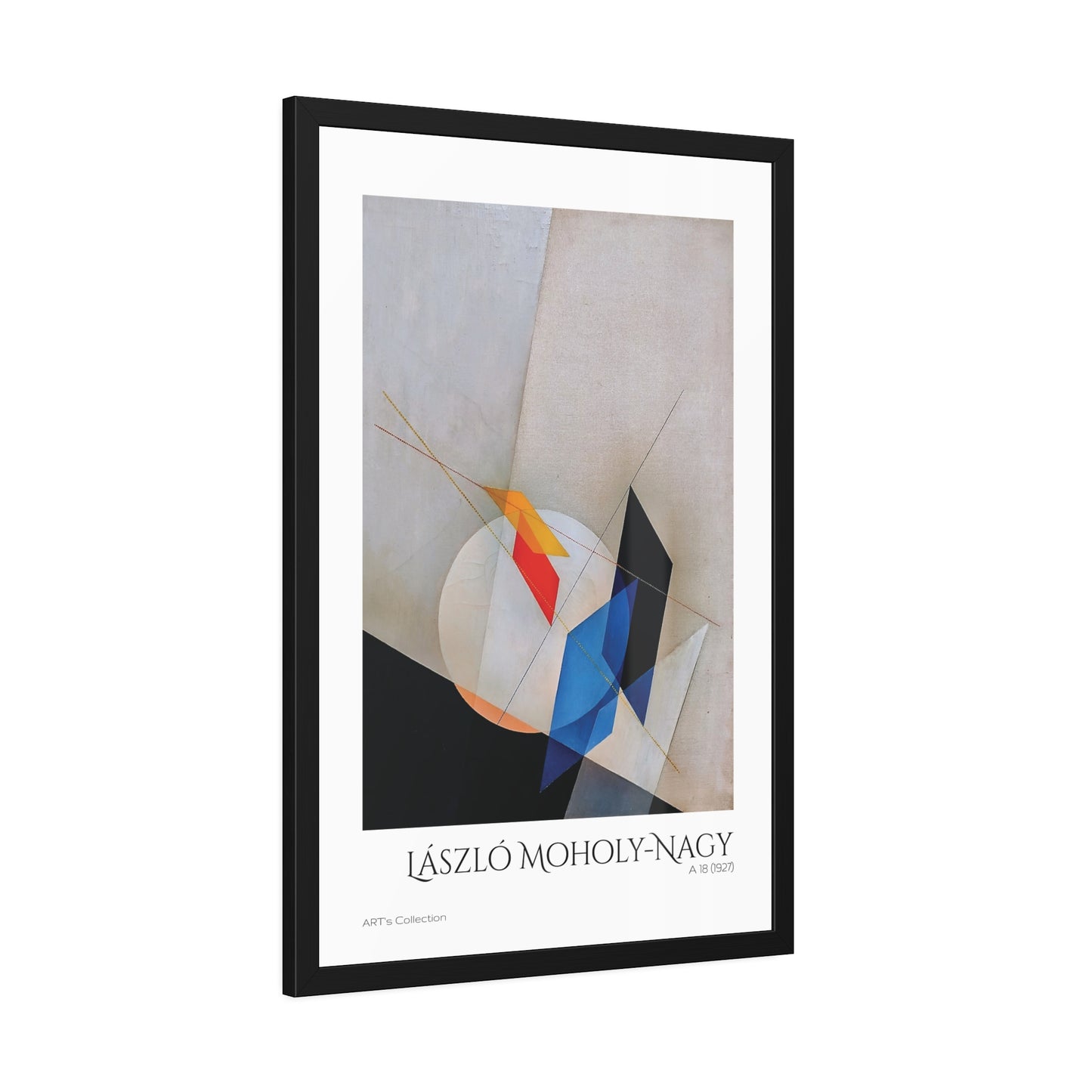 A 18 (1927) by László Moholy-Nagy / Affiche Encadrée série ART's Collection