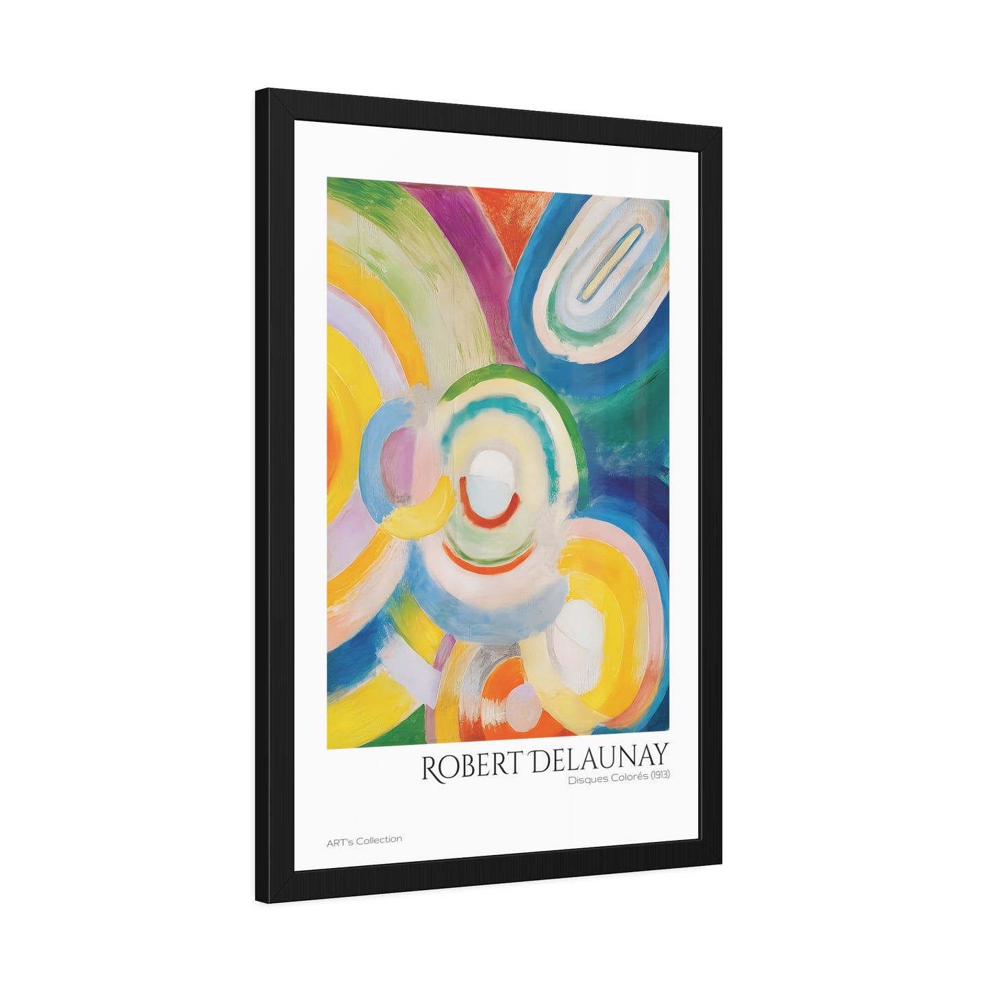 Disques Colorés (1913) by Robert Delaunay / Affiche Encadrée série ART's Collection