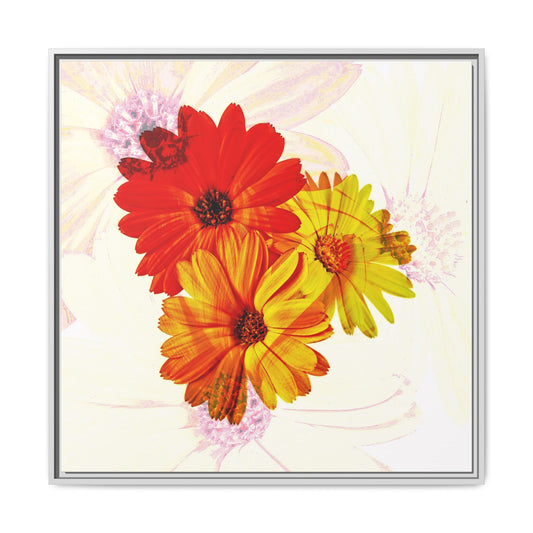 Collection Signature "FLORAL Numéro 19" sur Toile encadrée avec caisse américaine