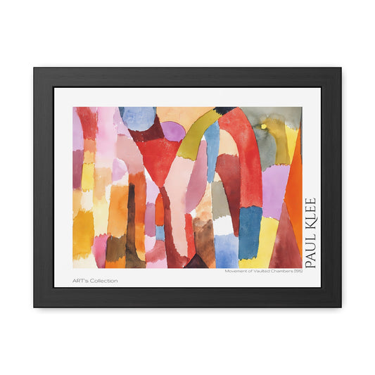 Movement of Vaulted Chambers (1915) by Paul Klee / Affiche Encadrée série ART's Collection