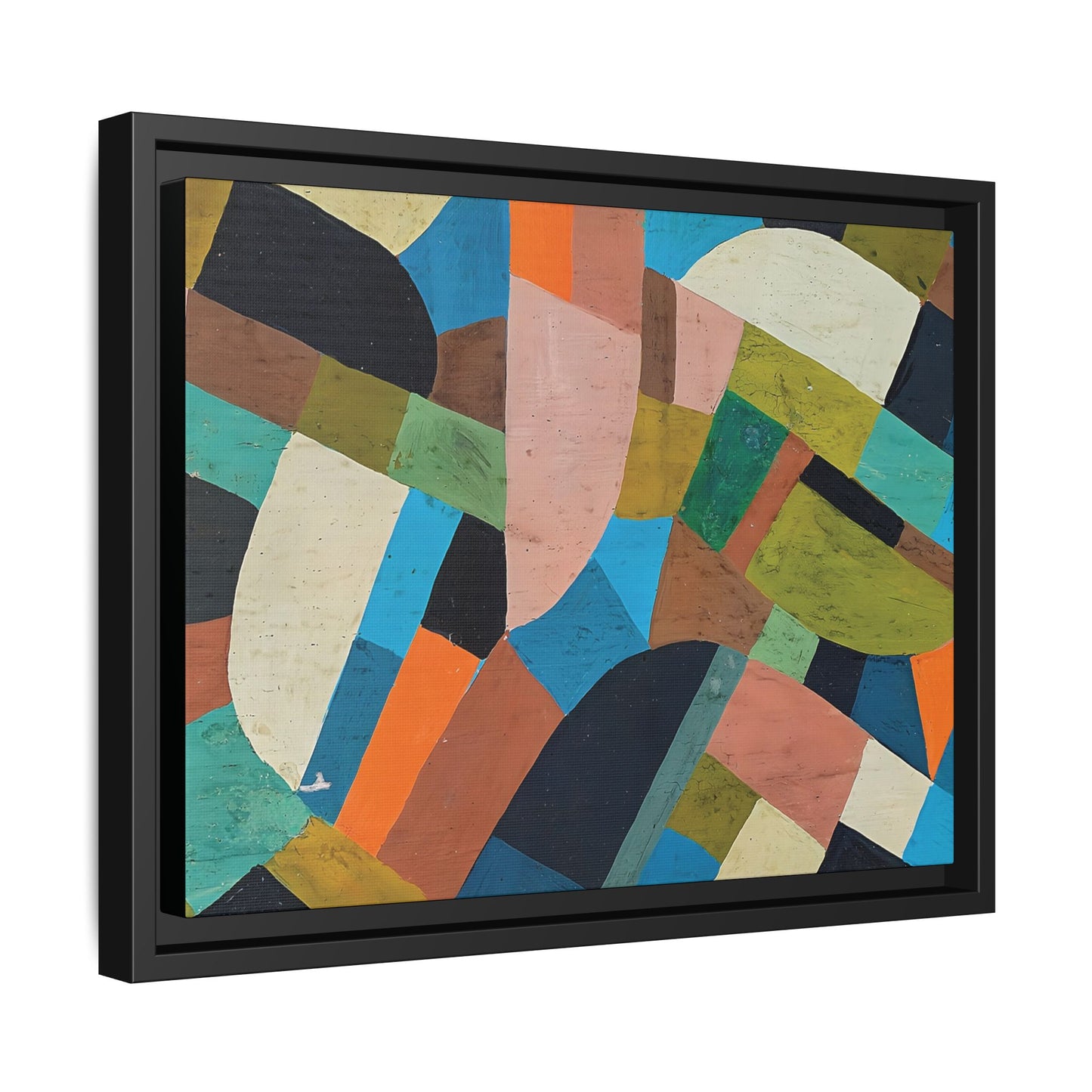 Petite Composition (Circa 1937) by Otto Freundlich / Toile encadrée sur caisse américaine