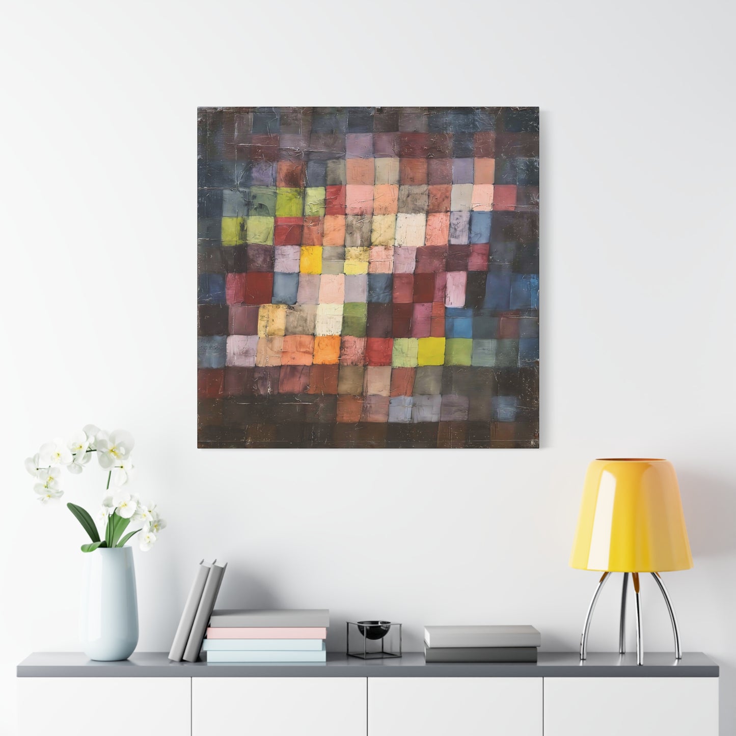 Ancient Sound (1925) by Paul Klee / Reproduction Fine Art sur Toile / Large Epaisseur 3.2 cm - 1.25 inch
