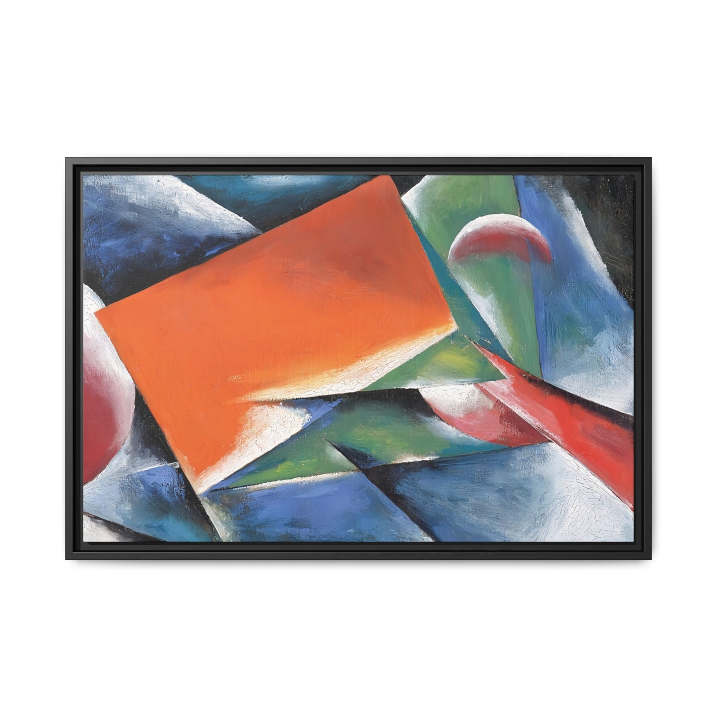 Architectonic Painting (1917) by Lyubov Popova / Toile encadrée sur caisse américaine